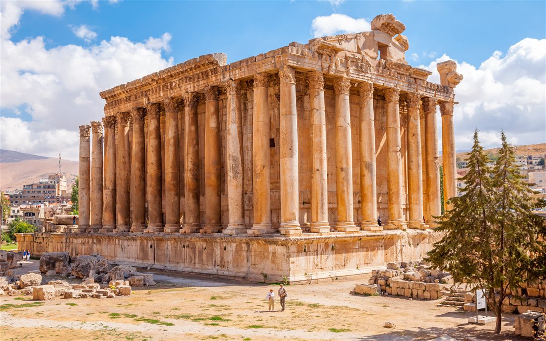 The temple of Bacchus at Baalbek